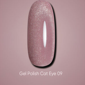 Dark gel polish Cat Eye 09, 10 ml