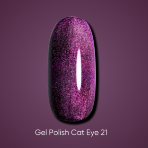Dark Gel Polish Cat Eye 21, 6 ml