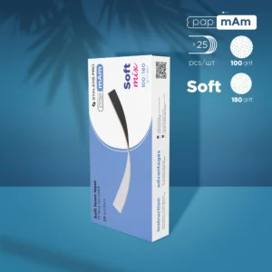 DFCEMix-20-100/180 Wymienne pilniki dwustronne papmAm Mix na bazie miękkiej EXPERT 20 (25 szt)