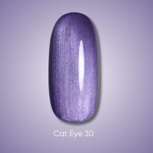 Dark gel polish Cat Eye 30, 10 ml