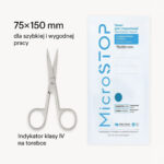 Torebki papierowe MicroStop do sterylizacji narzędzi 75x150mm Biały