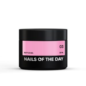 NAILSOFTHEDAY Bottle gel 03 - różowy żel do wzmocnienia i naprawy, 30 ml