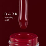 Dark lakier do stempingu 06, 10 ml