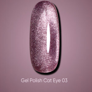 Dark gel polish Cat Eye 03, 10 ml