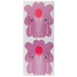 DNKa' “LONG” uniwersalne dolne formy, papierowe szablony do przedłużania paznokci 100 szt