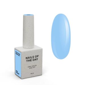 NAILSOFTHEDAY Jeans Gel Polish – chłodny niebiesko-szary lakier hybrydowy, 10 ml