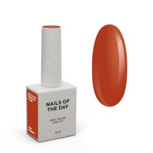NAILSOFTHEDAY Terracotta Gel Polish - ceglany lakier hybrydowy o ciepłym odcieniu, 10 ml
