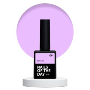 NAILSOFTHEDAY Bottle gel 09 - jasno-fioletowy do wzmocnienia i naprawy, 10 ml