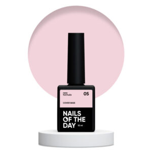 NAILSOFTHEDAY Cover base NEW 05 - półprzezroczysta chłodno-karmelowa baza hybrydowa, 10 ml