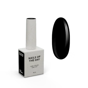 NAILSOFTHEDAY Gel Polish Black - lakier hybrydowy, 10 ml