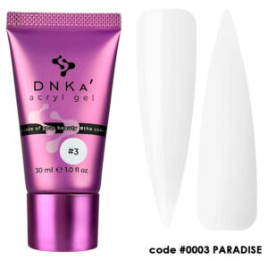 DNKa Acrygel #0003 Paradise, 30 ml (tubka)