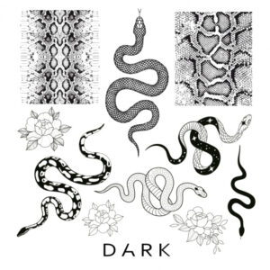 Dark płytka do stempingu Snake mini