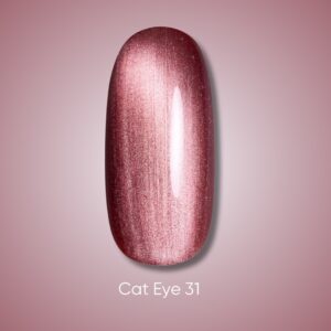 Dark gel polish Cat Eye 31, 10 ml