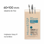 Torebki do sterylizacji Microstop ze wskaźnikiem 4 klasa 60×100 mm, 100szt