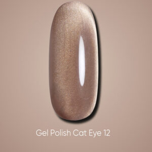 Dark Gel Polish Cat Eye 12, 6 ml