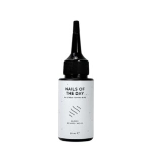 NAILSOFTHEDAY No stress top no wipe - bez lepkiej warstwy, no UV, ODPORNY NA ZADRAPANIA, 50 ml