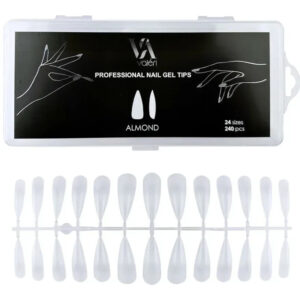 Valeri Tipsy żelowe do przedłużania - Almond, 240 szt