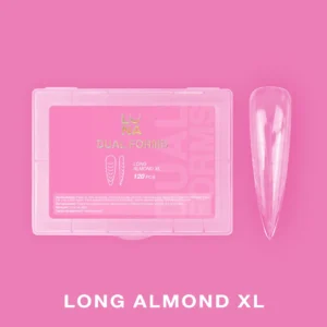 Lunamoon Dual Nail Forms Long Almond XL, 120 szt - długi migdał
