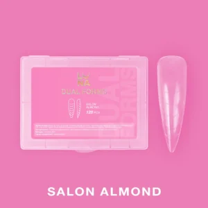 Lunamoon Dual Nail Forms Salon Almond, 120 szt - migdał