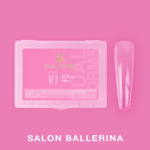 Lunamoon Dual Nail Forms Salon Ballerina, 120 szt - balerina