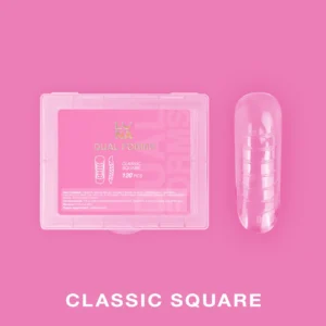 Lunamoon Dual Nail Forms Сlassic Square, 120 szt - klasyczny kwadrat