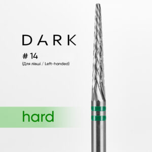 FREZ KARBIDOWY Dark №14 Zielony dla leworęcznych