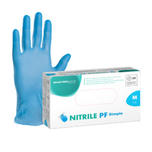 Rękawice Master Glove Niebieskie M, 100 szt.
